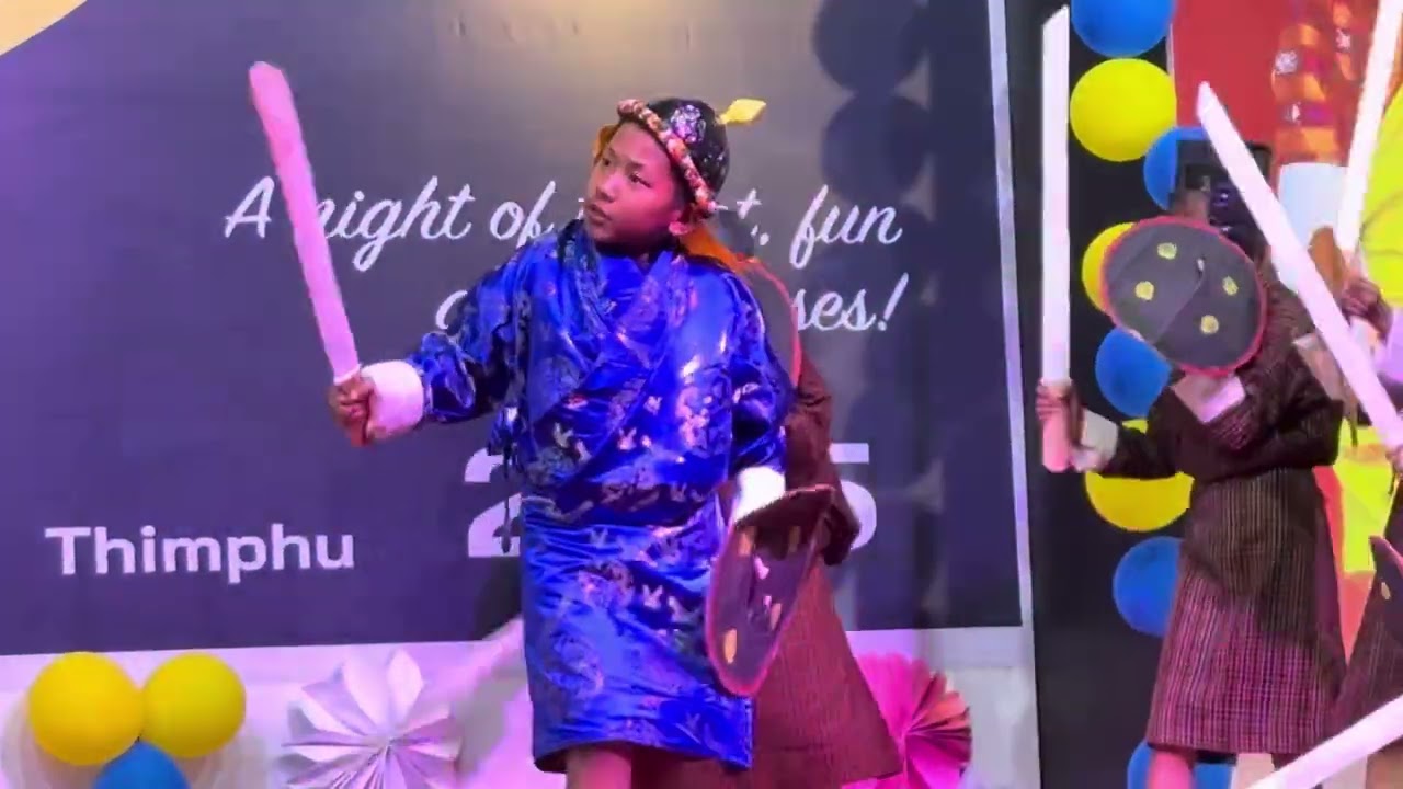 Skit on Pemi Tshewang Tashi by class 4A