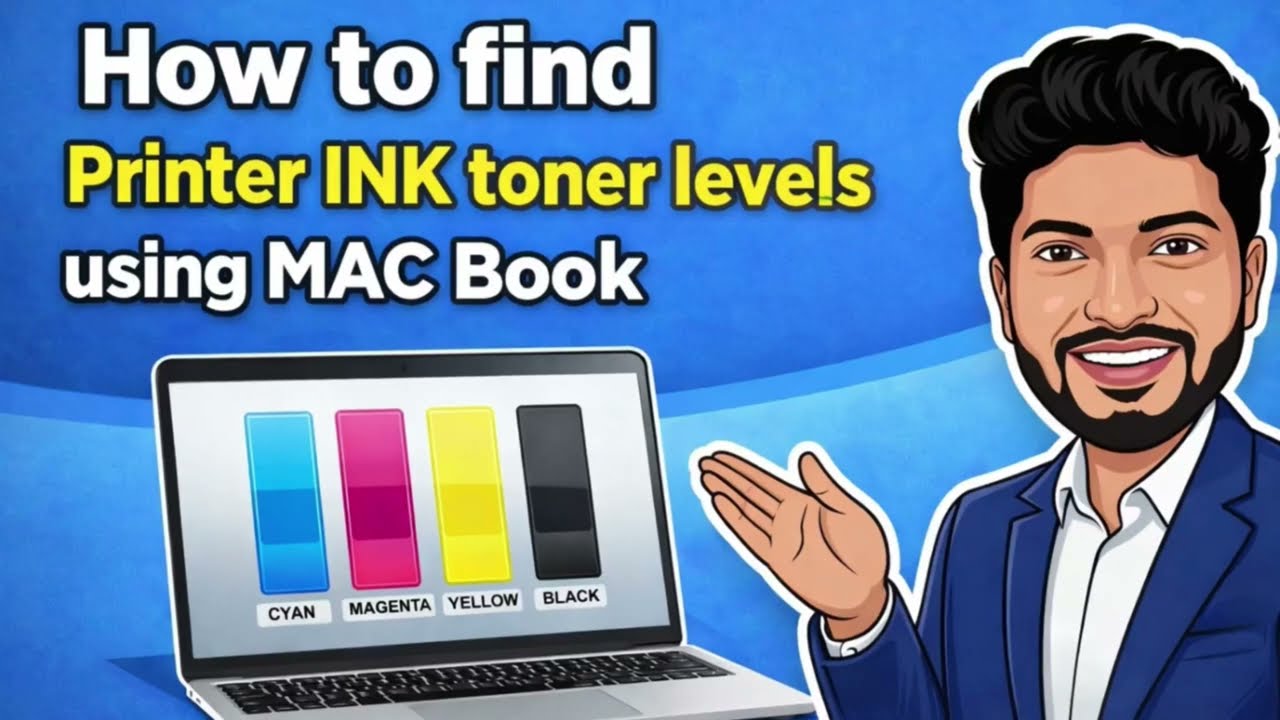 How to find Printer INK toner Levels in MacBook!