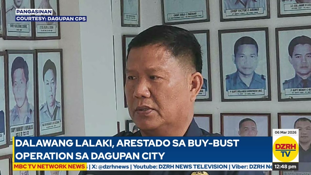 DALAWANG LALAKI, ARESTADO SA BUY-BUST OPERATION SA DAGUPAN CITY