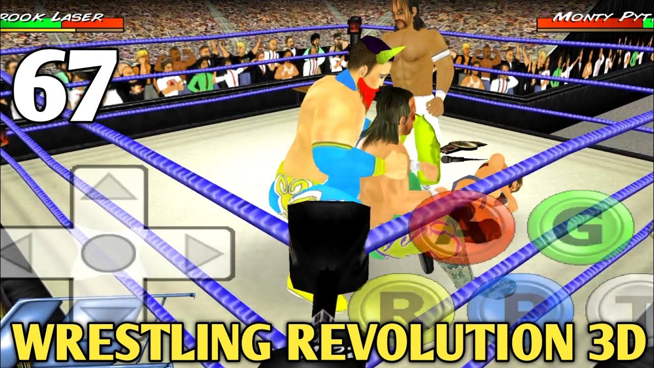 Wrestling Revolution 3d Gameplay || fight games || Wrestling Career || Fight - 67