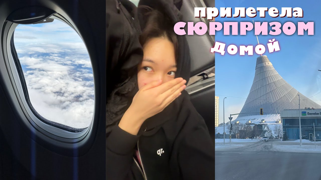 🏹прилетела СЮРПРИЗОМ домой с учебы заграницей