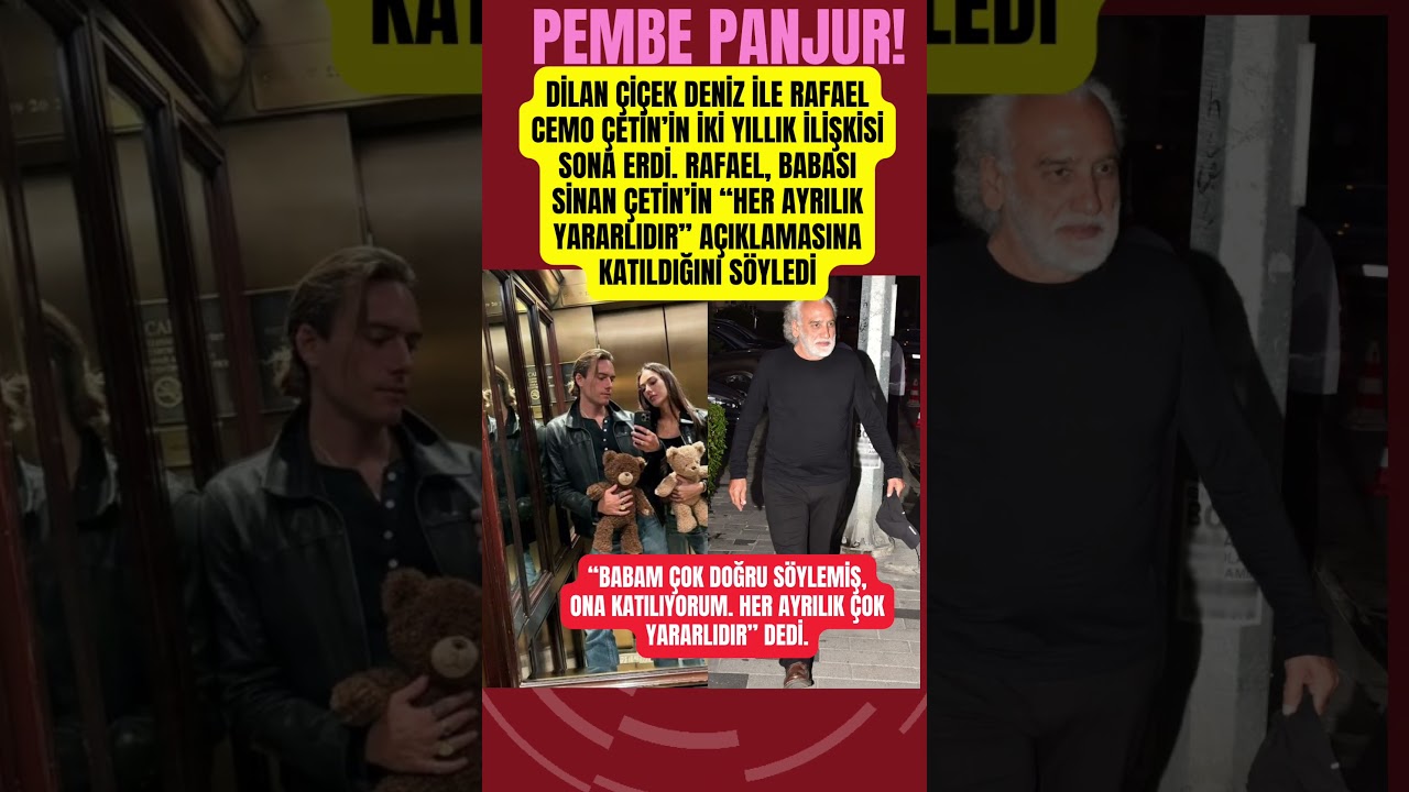 Sinan &Ccedil;etin&rsquo;in oğlu Rafael Cemo &Ccedil;etin dilan &ccedil;i&ccedil;ek deniz ayrılığı i&ccedil;in: Babamın s&ouml;zlerine katılıyorum