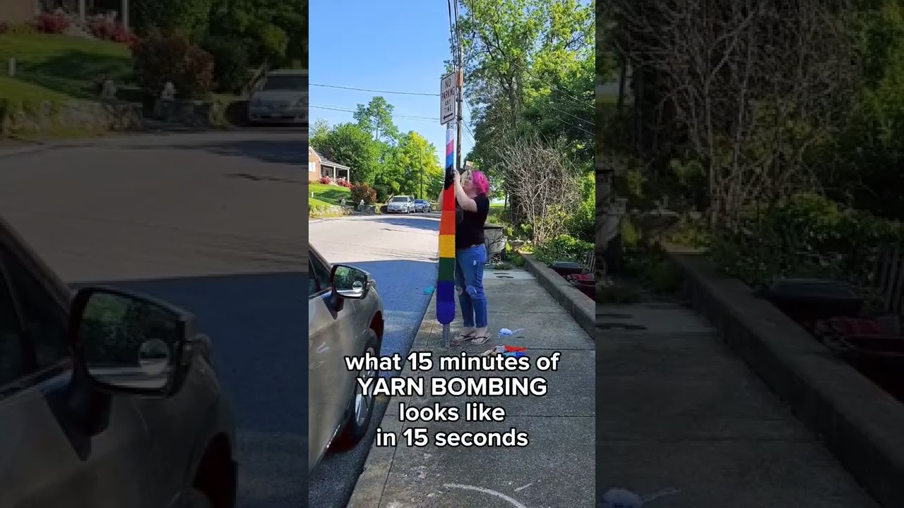 Pride Yarn Bomb!