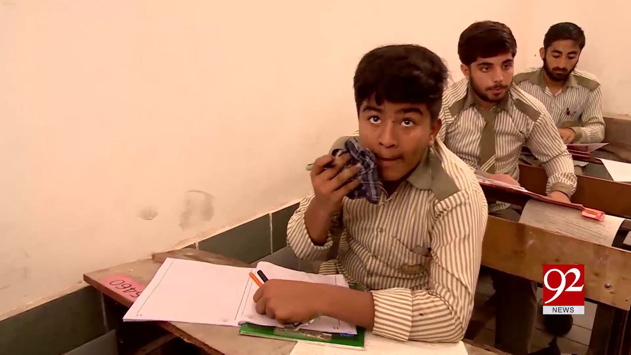 Matric Exams: Cheating on the rise in Sindh | 5 April 2019 | 92NewsHD