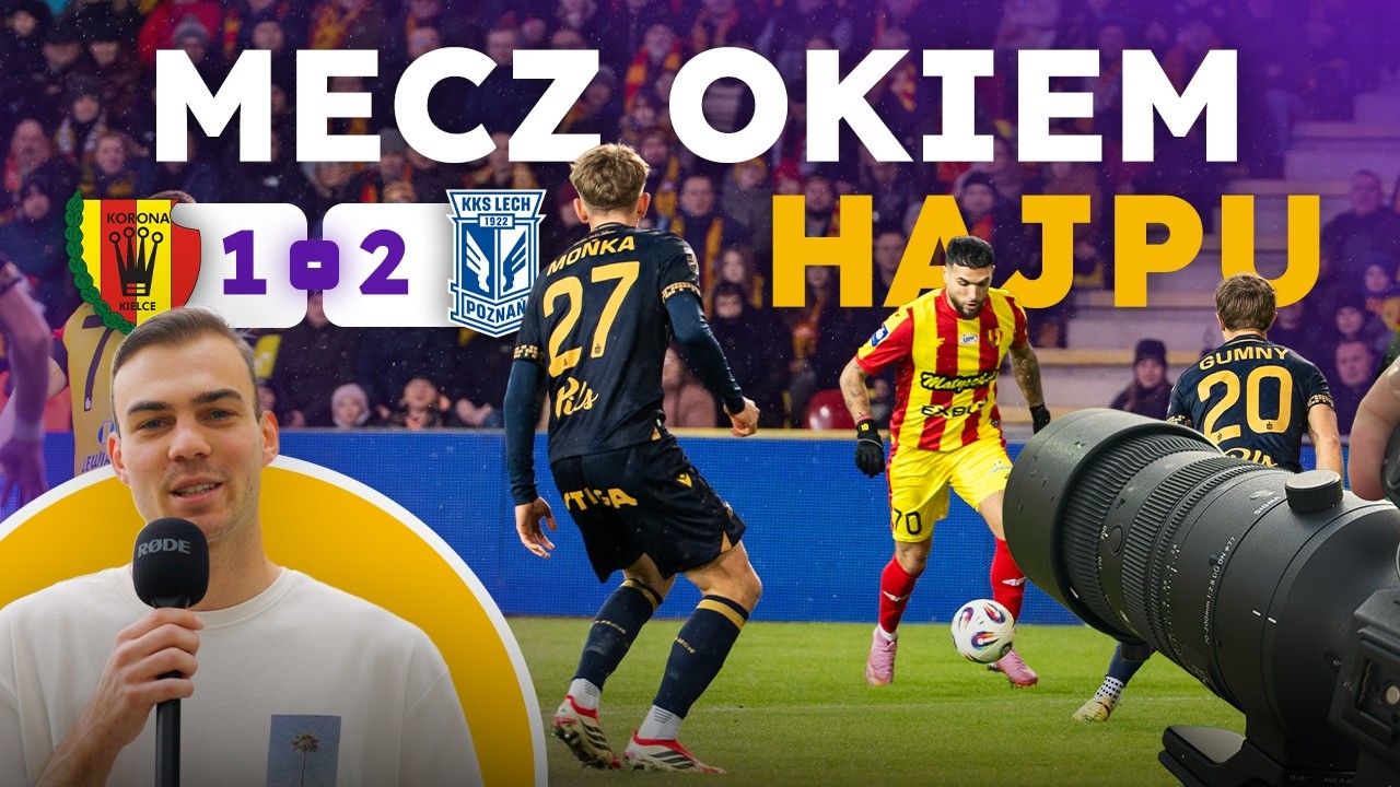 MISTRZ POLSKI LEPSZY W KIELCACH?! GHOLIZADEH SHOW | Korona Kielce - Lech Poznań Okiem Hajpu
