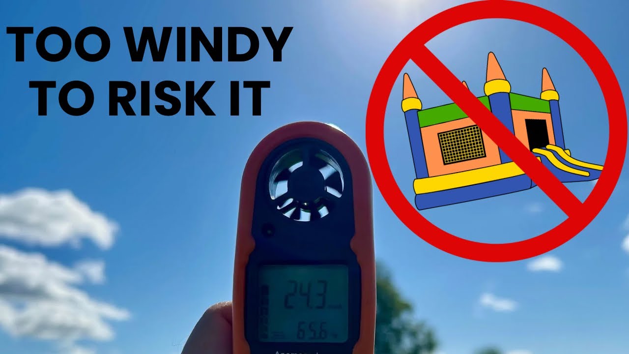 How Windy Is Too Windy for a Bounce House?