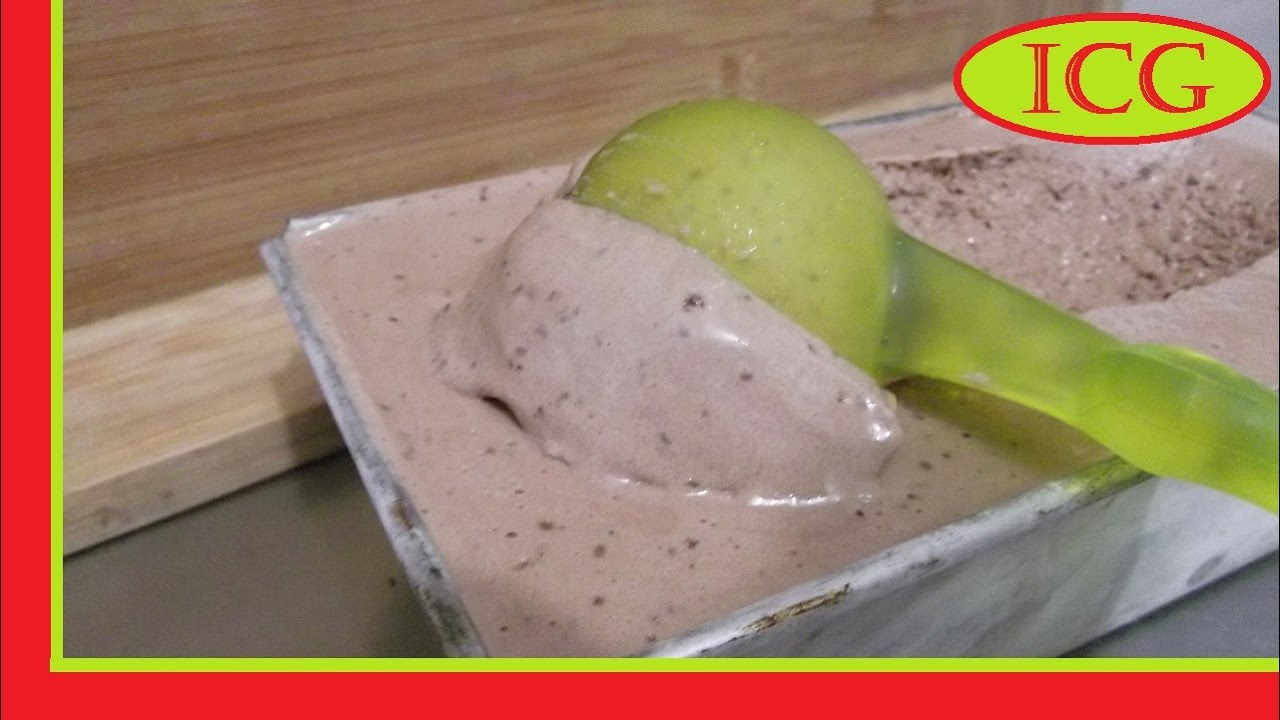 Helado casero de brigadeiro