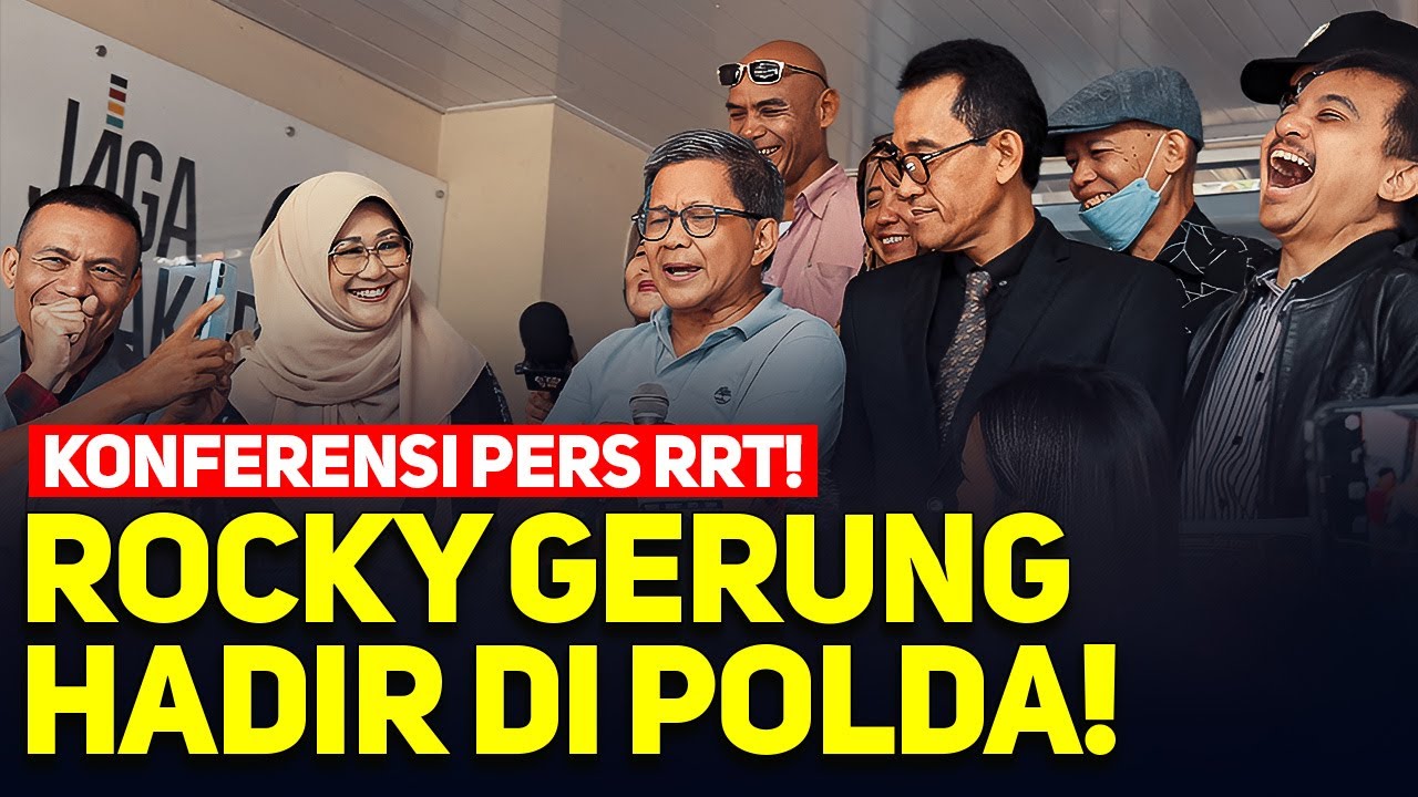 LIVE! PRESSKON RRT SEBELUM PEMERIKSAAN RG DI POLDA! INI DENGAN RISMON!!