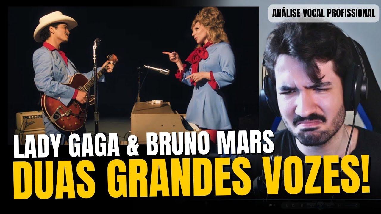 PROF DE CANTO REAGE 'DIE WITH A SMILE' - LADY GAGA E BRUNO MARS