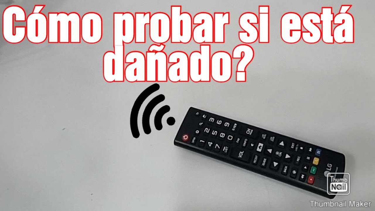 como saber si está dañado el control remoto