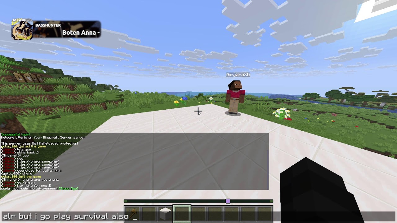 MAKING SURVIVAL SERVER FOR FRIENDS
