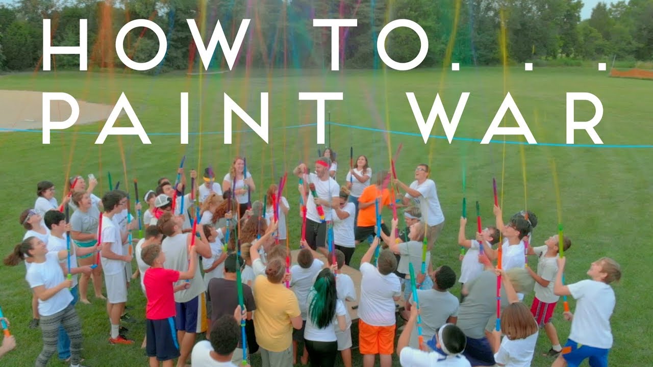 Messy Youth Group Paint War!