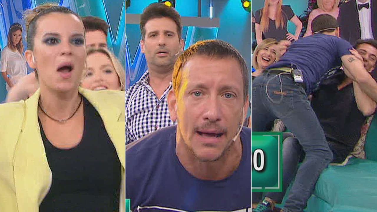 Listorti tuvo que retar al aire a Nico Vázquez y Gime Accardi