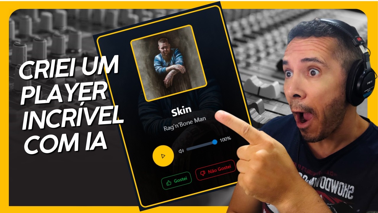 Criei um PLAYER INCRÍVEL para Web Rádio Com INTELIGÊNCIA ARTIFICIAL