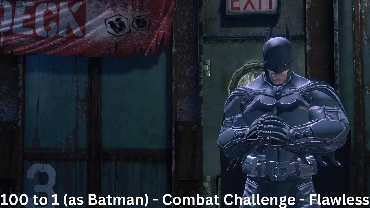 Batman: Arkham Origins - Lore Accurate Arkham Batman vs. 100 Thugs (Flawless Combat) [obsolete]