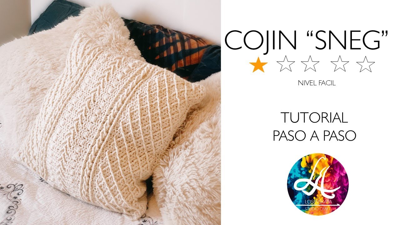 TUTORIAL COJIN DE CROCHET 