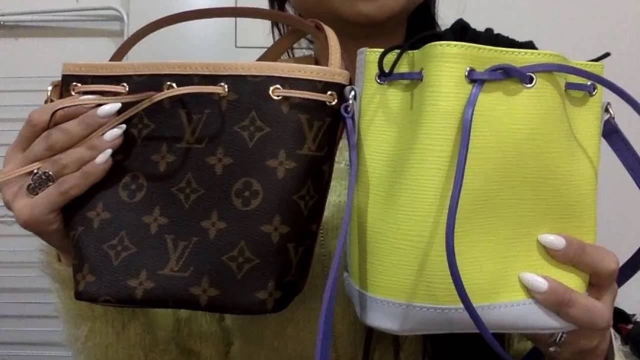 Louis Vuitton Nano Noe  Acid Yellow