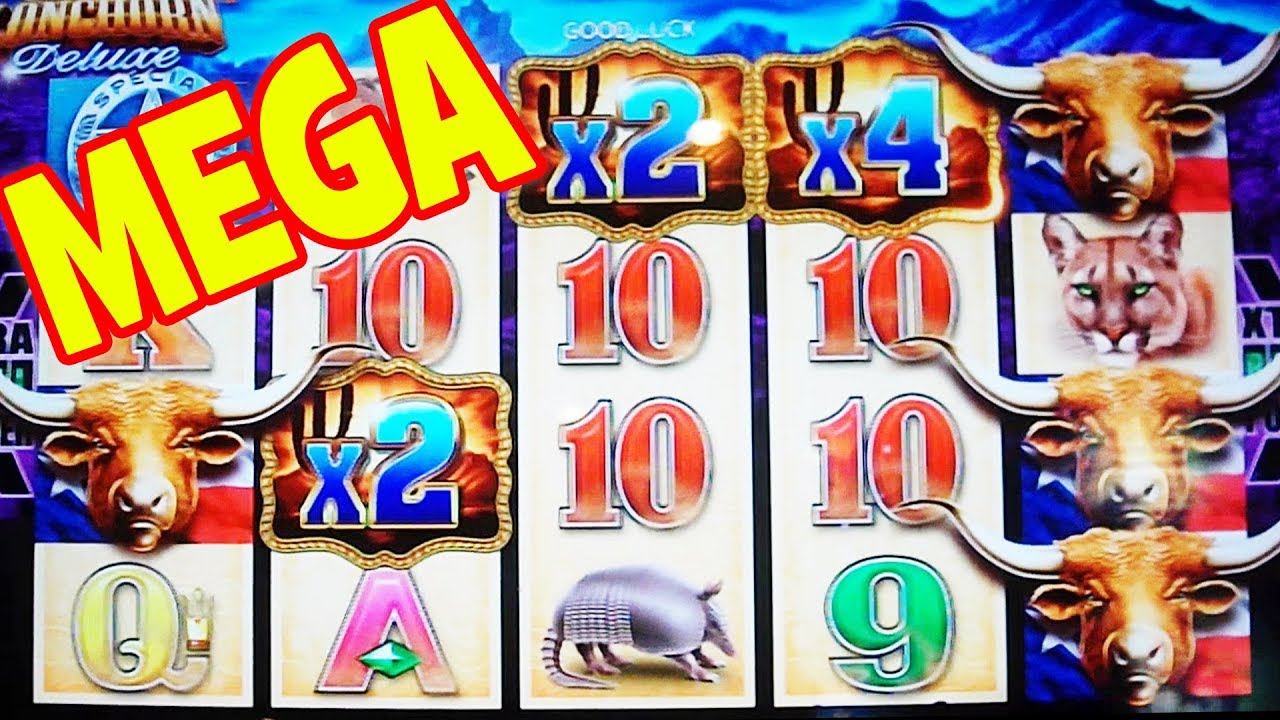 MEGA BIG WIN ON 50 CENTS!!! ★ LONGHORN DELUXE ★ Slot Machine Bonus