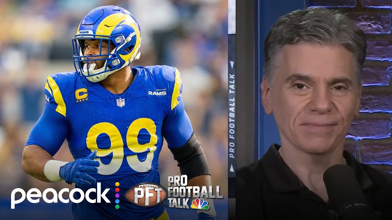 Andrew Whitworth: Aaron Donald is &lsquo;really close to being back&rsquo; | Pro Football Talk | NFL on NBC