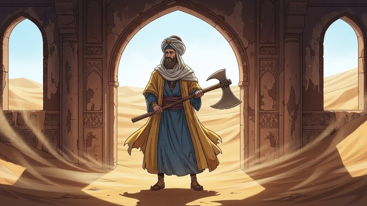 الحطاب الفقير وقصر الجن وكيف اصبح اغني رجل في القريه