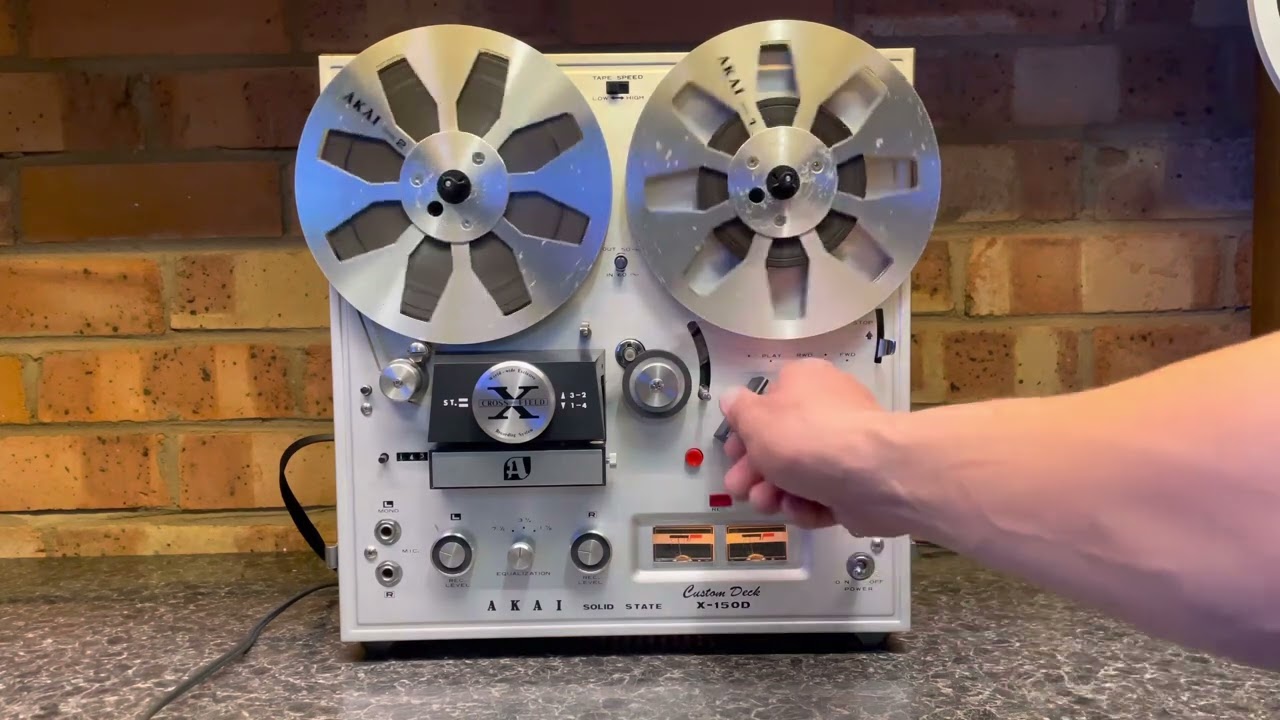 Akai X-150D Reel to Reel tape recorder Japan 1969
