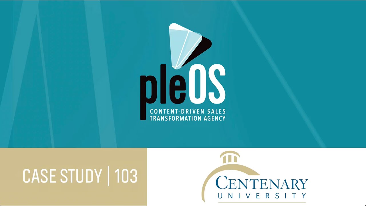 pleOS Agency | Centenary University Case Study