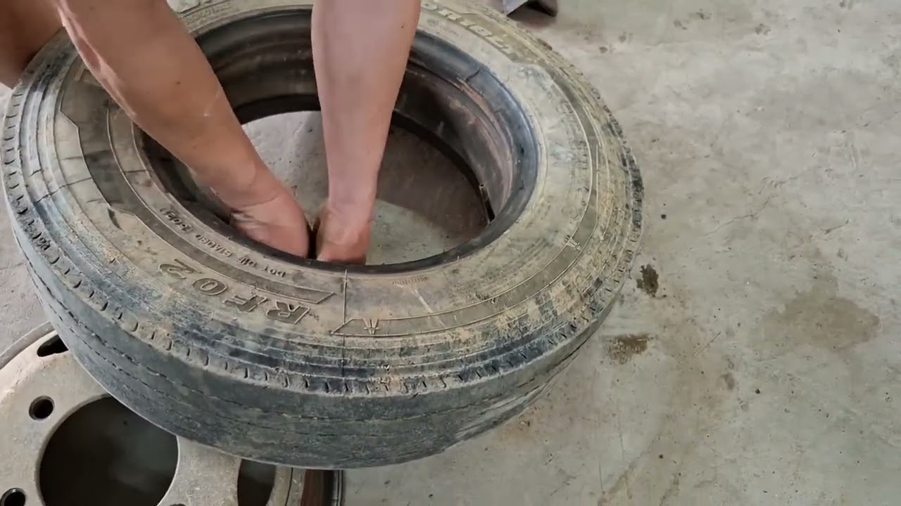 Replace truck tires with tubes
