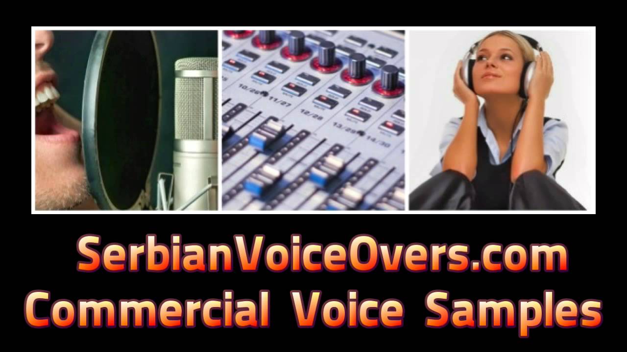 Serbian voice over talents - Commercial voiceover artist samples  🎤 Radio Ads