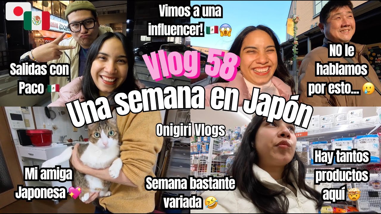 Vimos a una influencer 😱🇲🇽 + Salidas y planes con amigos 🇲🇽🇯🇵 +| Productos Japoneses!!🤯 | Vlog 58