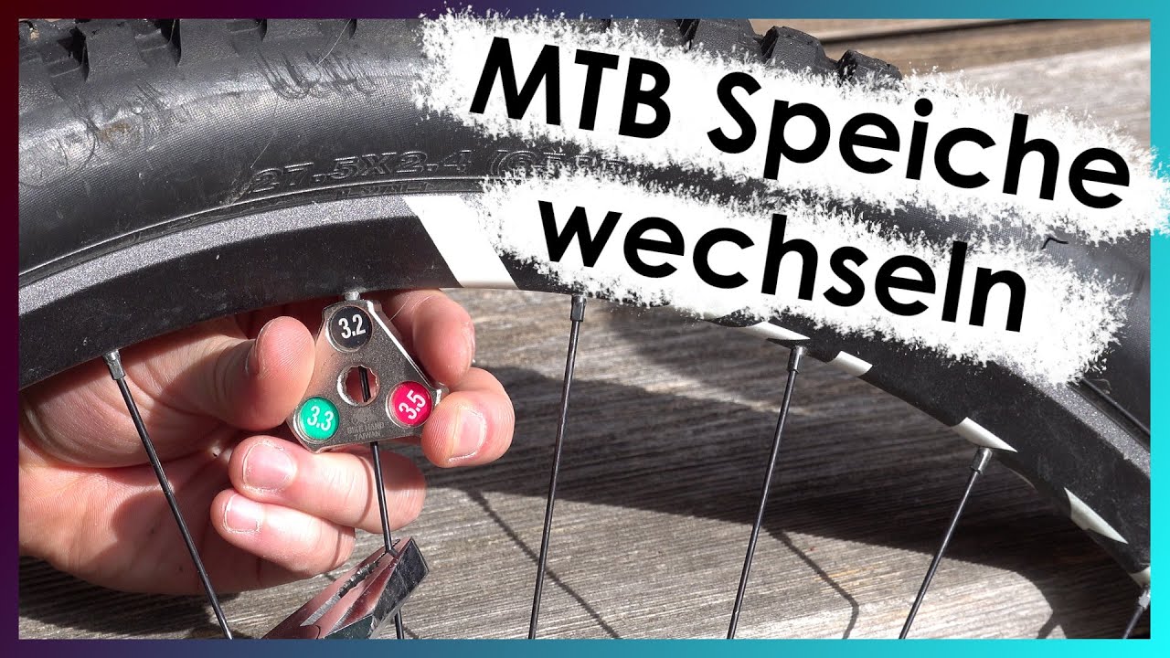 Gebrochene Speiche am Fahrrad wechseln (MTB) - Ausführliche Anleitung