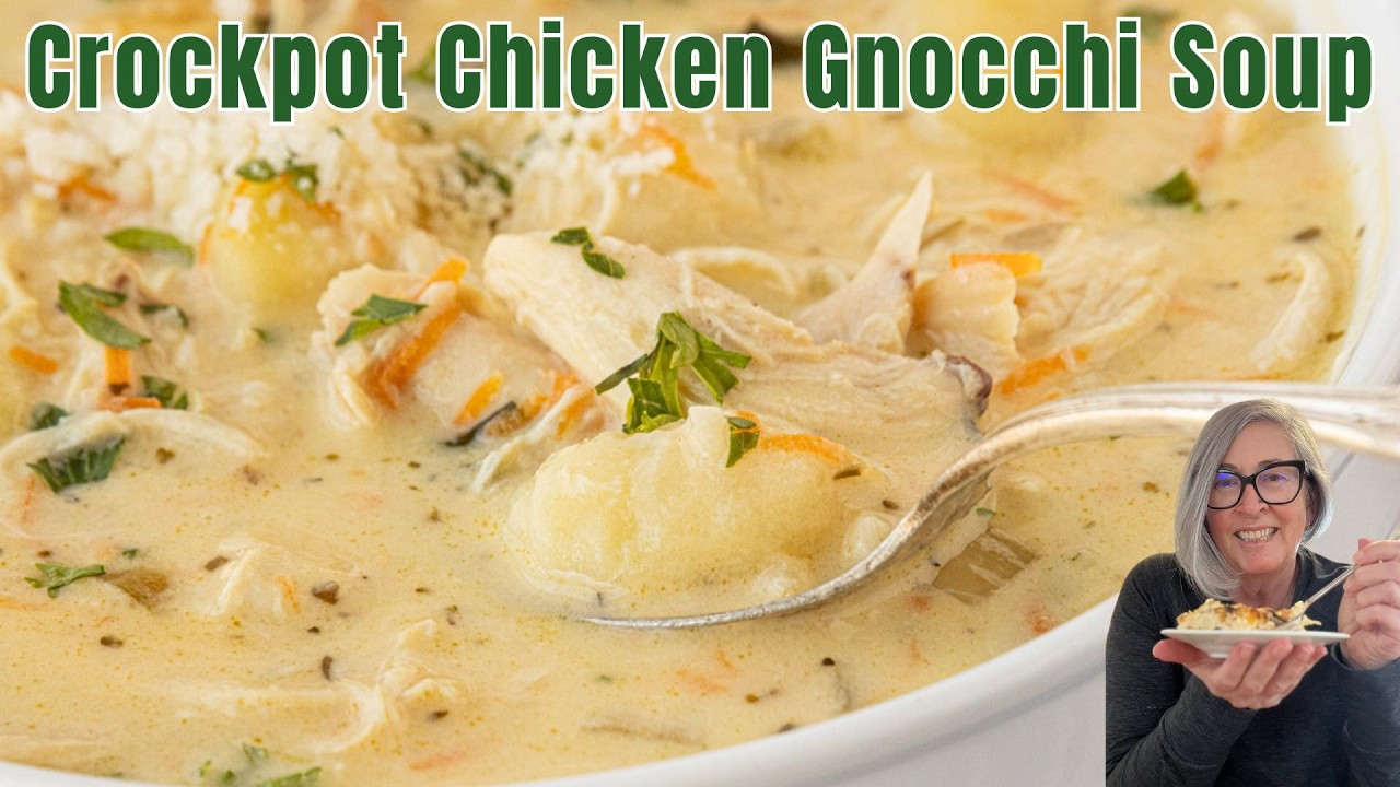 This Crockpot Chicken Gnocchi Soup Saves Dinner During Busy Weeks