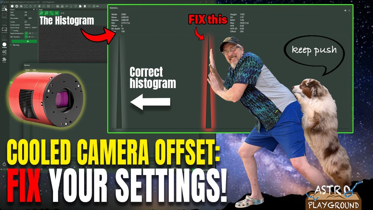 Cooled Camera Offset Explained | Get the Best Performance from Your Astro Images!