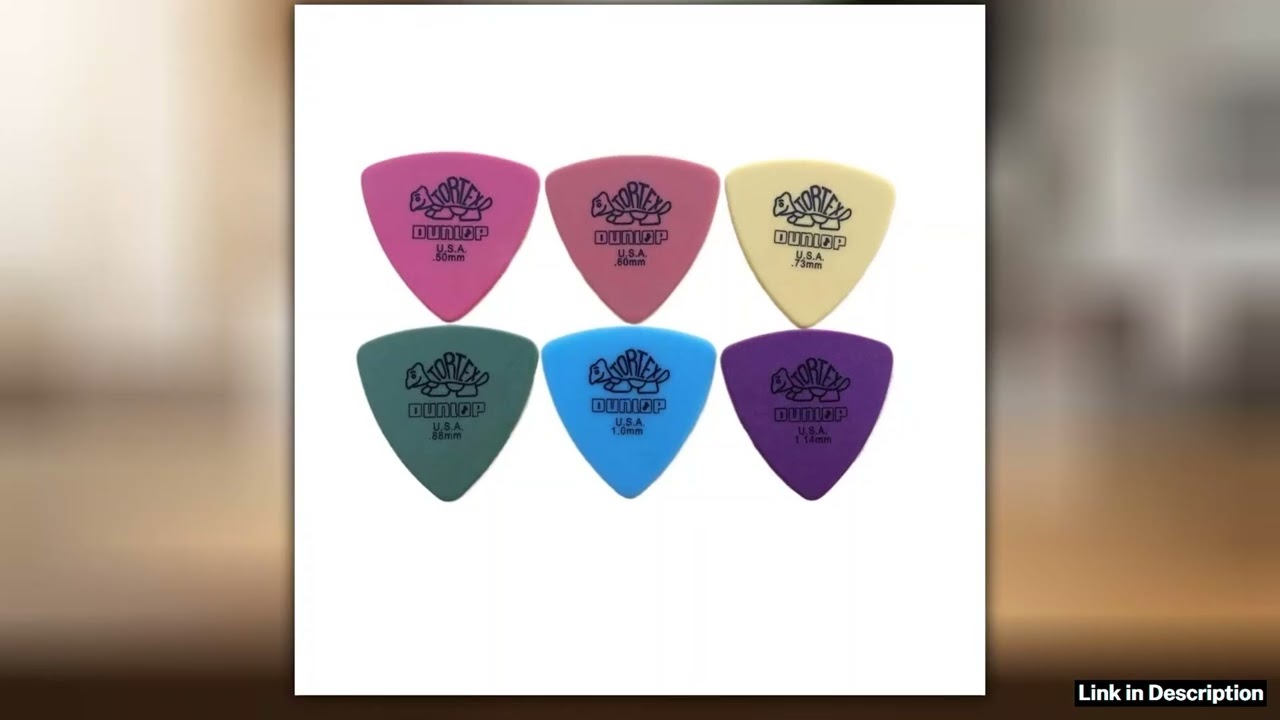 10pcs Dunlop Guitar Picks 050607308810114MM Electric Guitar Parts Picks Accessories 6 Kinds