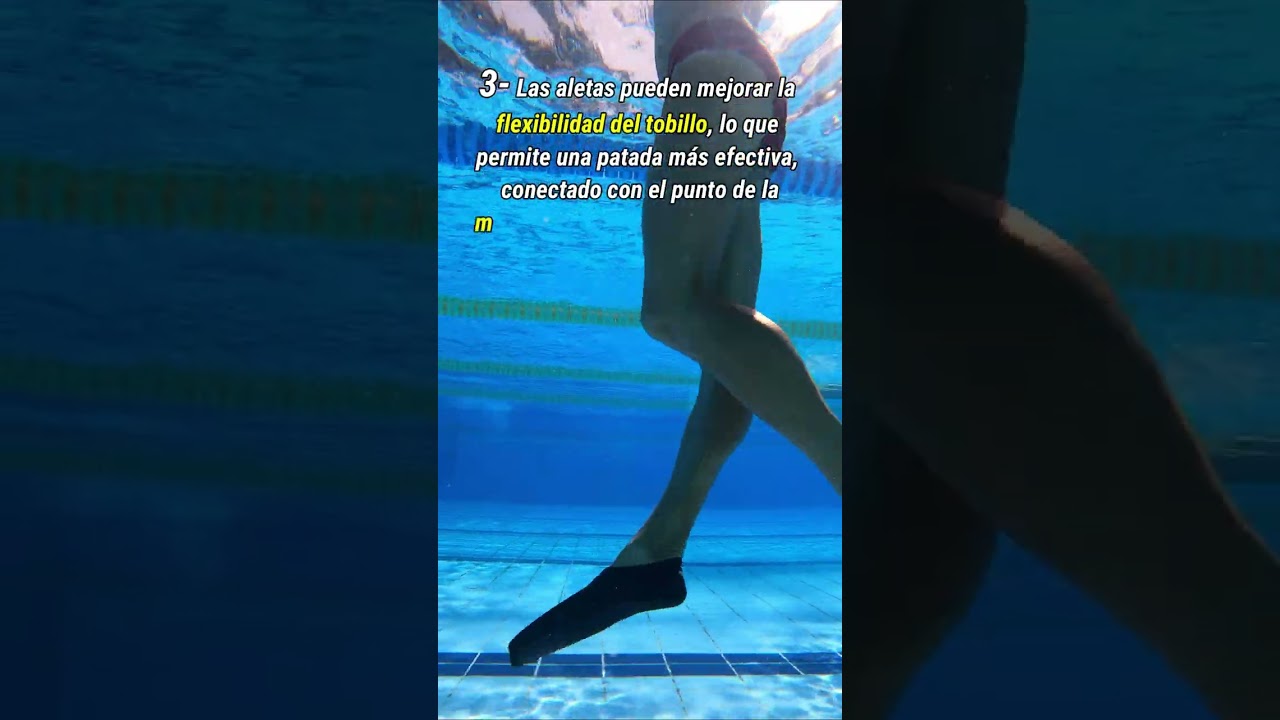 BENEFICIOS de Nadar con ALETAS en Nataci&oacute;n | Benefits of swimming with Fins |