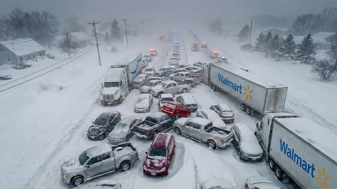 Chaos in North Carolina Today! 100 Car Pileup Shuts Down Interstate 85