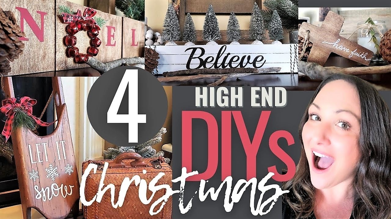 4 NEW🔔 Dollar Tree CHRISTMAS DIYS 🔔 | High End HOME DIYS | FRIEND FRIDAY HOP CHRISTMAS DIYS 2020