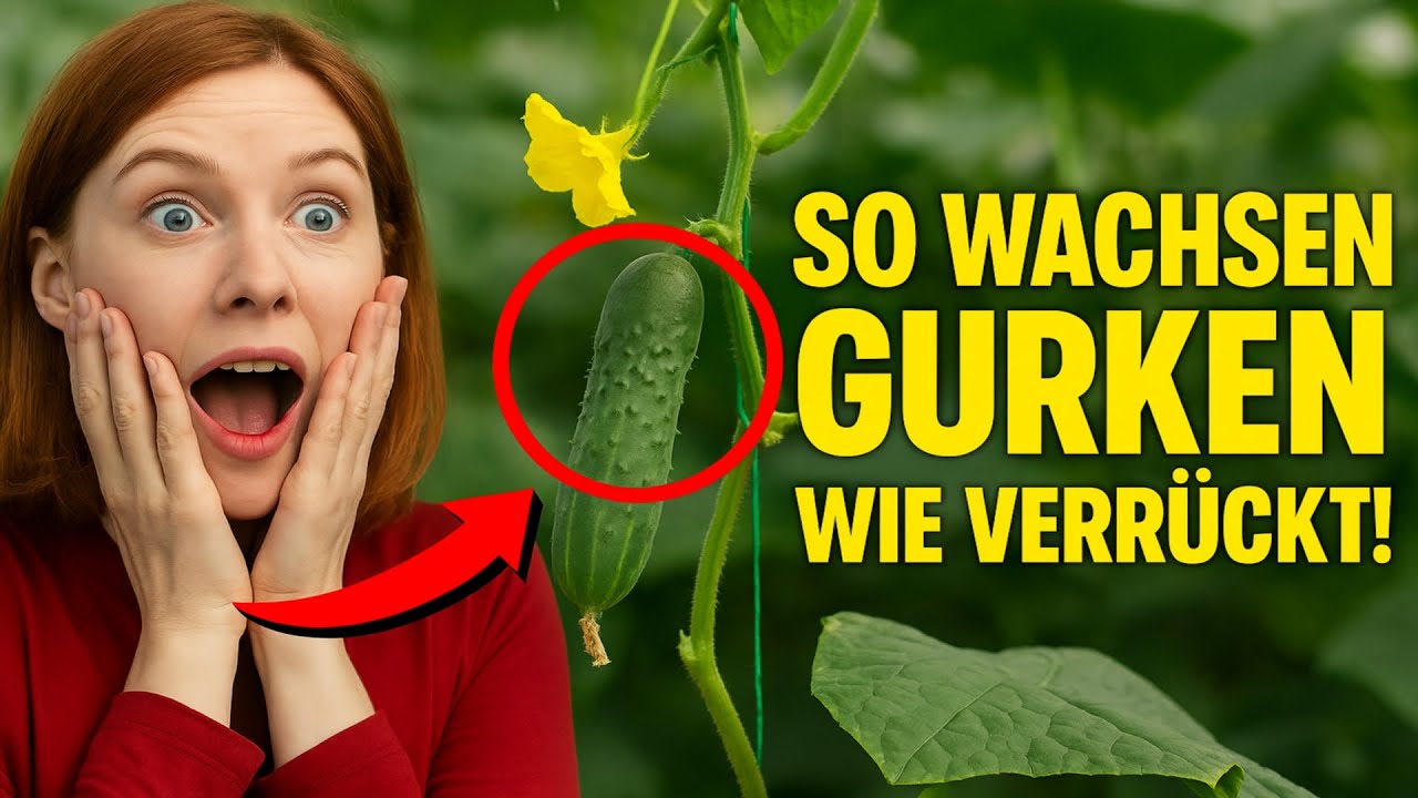 So wachsen Gurken wie verrückt! 🥒 Die besten 6 Hausmittel aus der Küche.