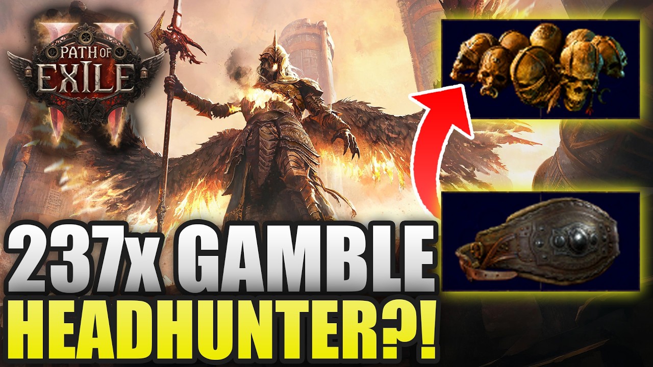 237 Wei&szlig;e G&uuml;rtel &rarr; 1 Headhunter? Der verr&uuml;ckteste Gamble in PoE 2