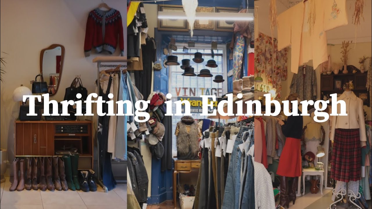 【Edinburgh 】古着屋さん巡り/ 1ヶ月間で出会えた8つのお店/ 8 charming vintage shops 