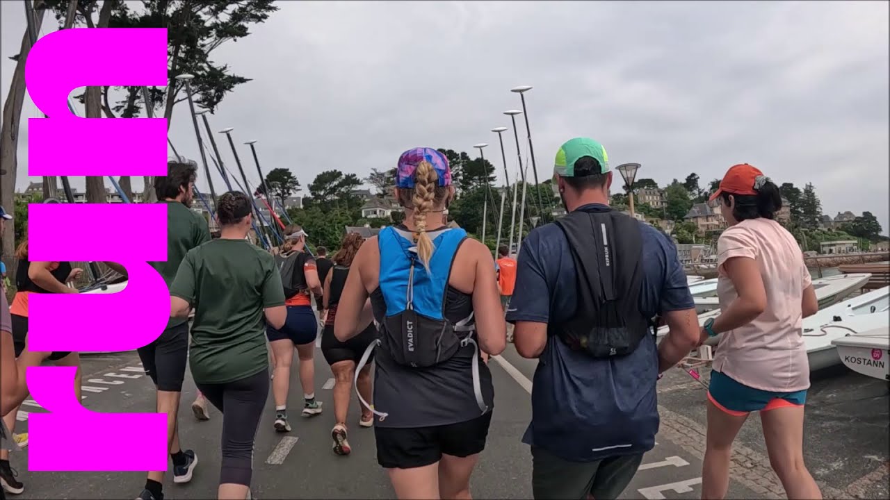 Virtual Run In Race | Les 20 km de la Côte de Granit Rose | From the start to kilometer 10