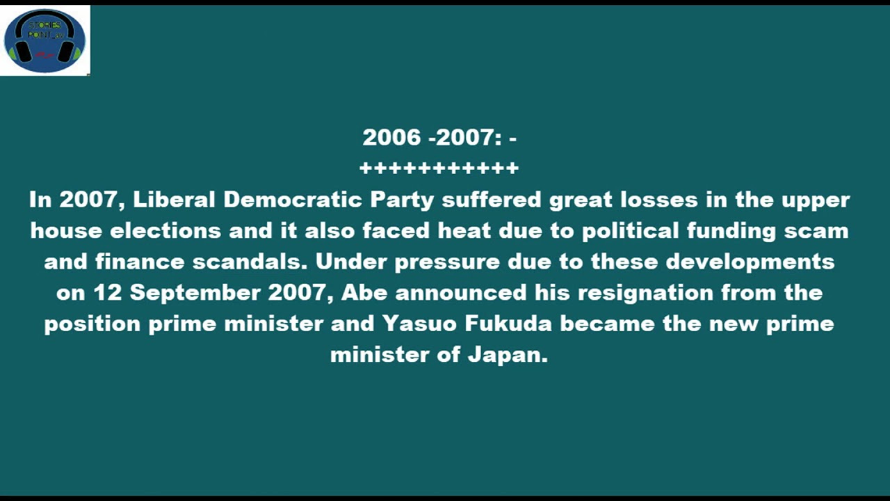 Shinzo Abe | Biography