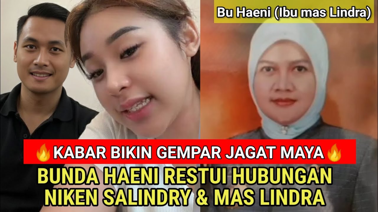 NIKEN SALINDRY DAN MAS LINDRA DAPAT RESTU BUNDA HAENI