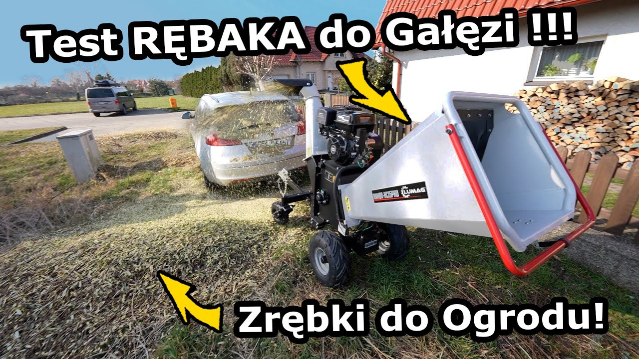 Rębak Do Gałęzi !!! - Jakiej grubości Gałęzie Przetnie? *Jak wyglądają Zrębki? *LUMAG RAMBO (