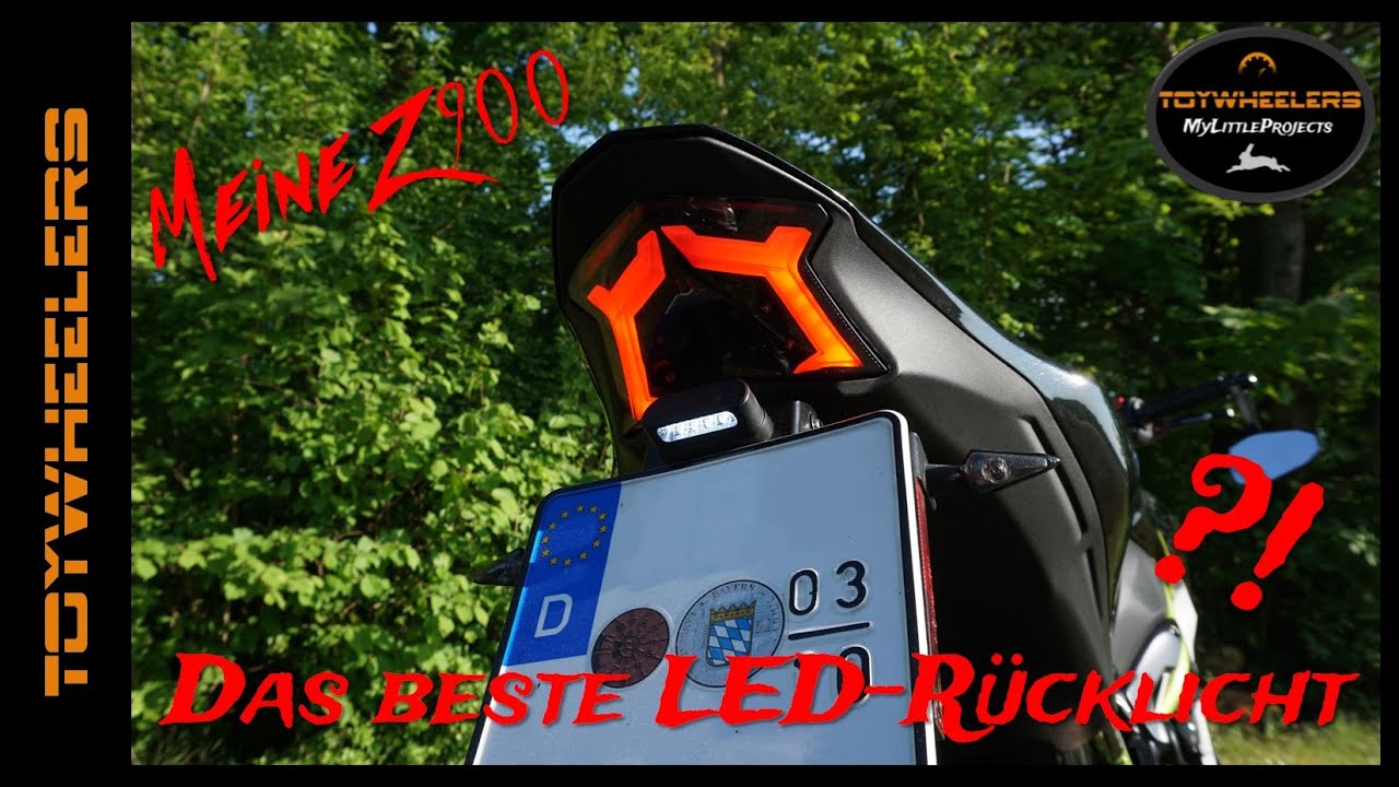 Bestes LED-Rücklicht für die Z?! + Einbau- & Montageanleitung | Kawasaki Z900 2020 - 2024 | MLP #17