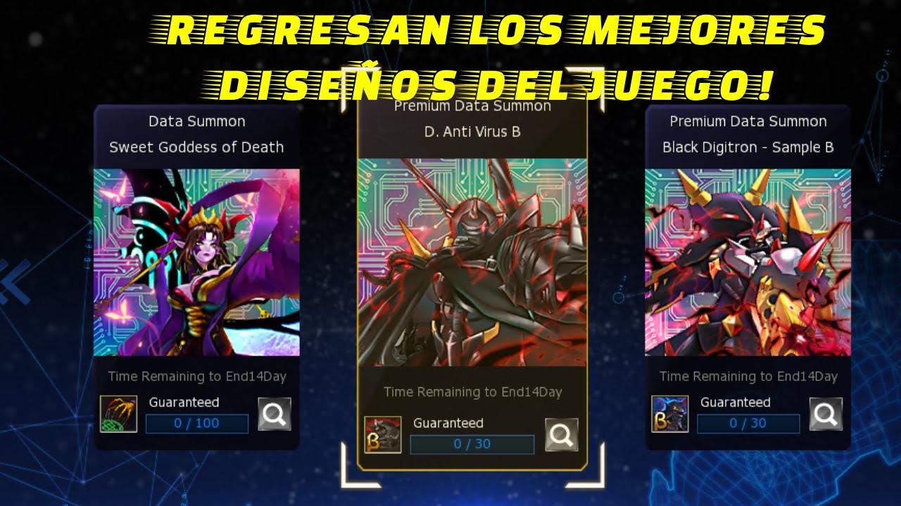 REGRESAN DOS DE LOS MEJORES SSS+ EXCLUSIVOS DEL JUEGO A DIGIMON MASTER ONLINE!