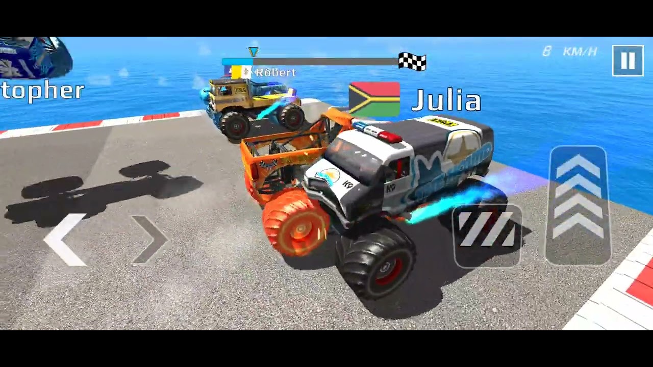 Monster Truck Stunt   Car Android Gameplay