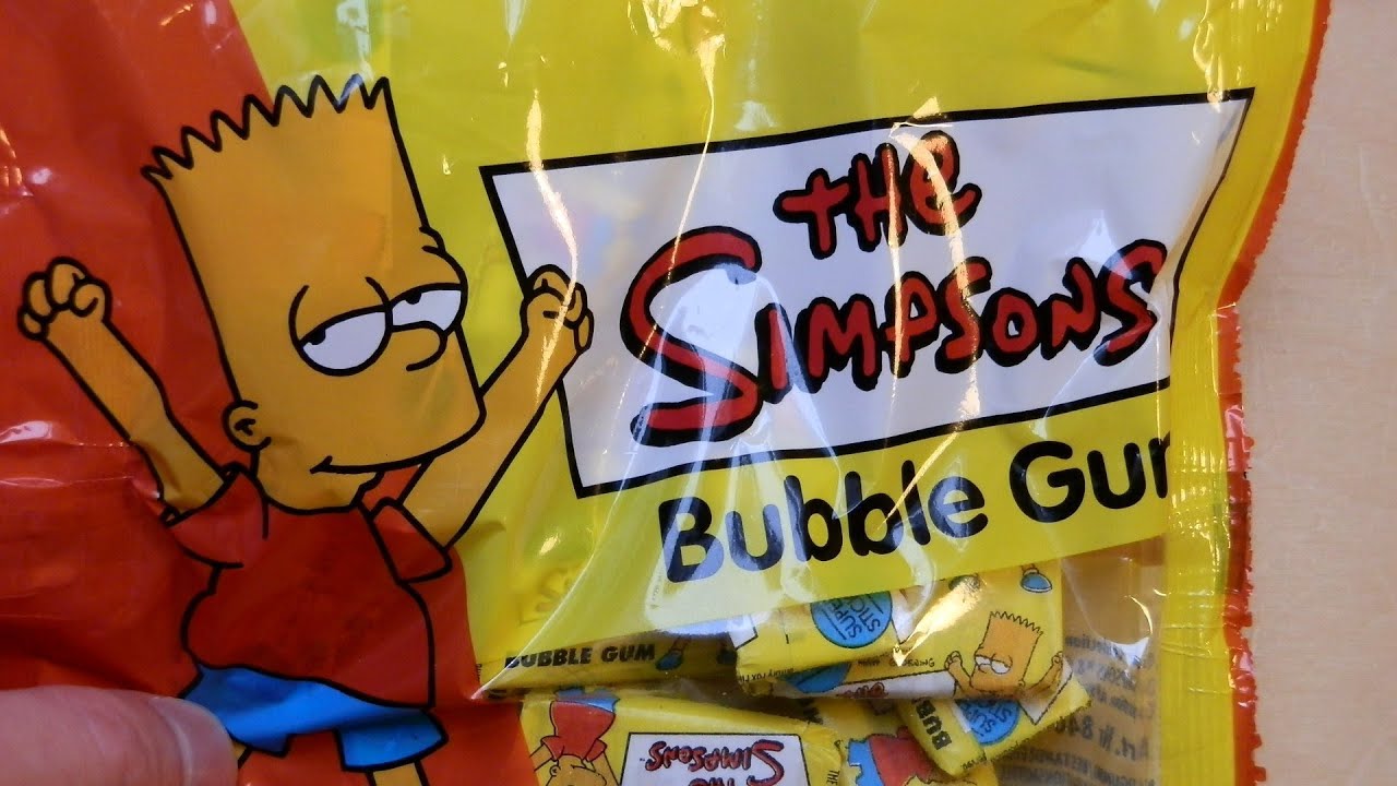 The Simpsons Bubble Gum (with Stickers)