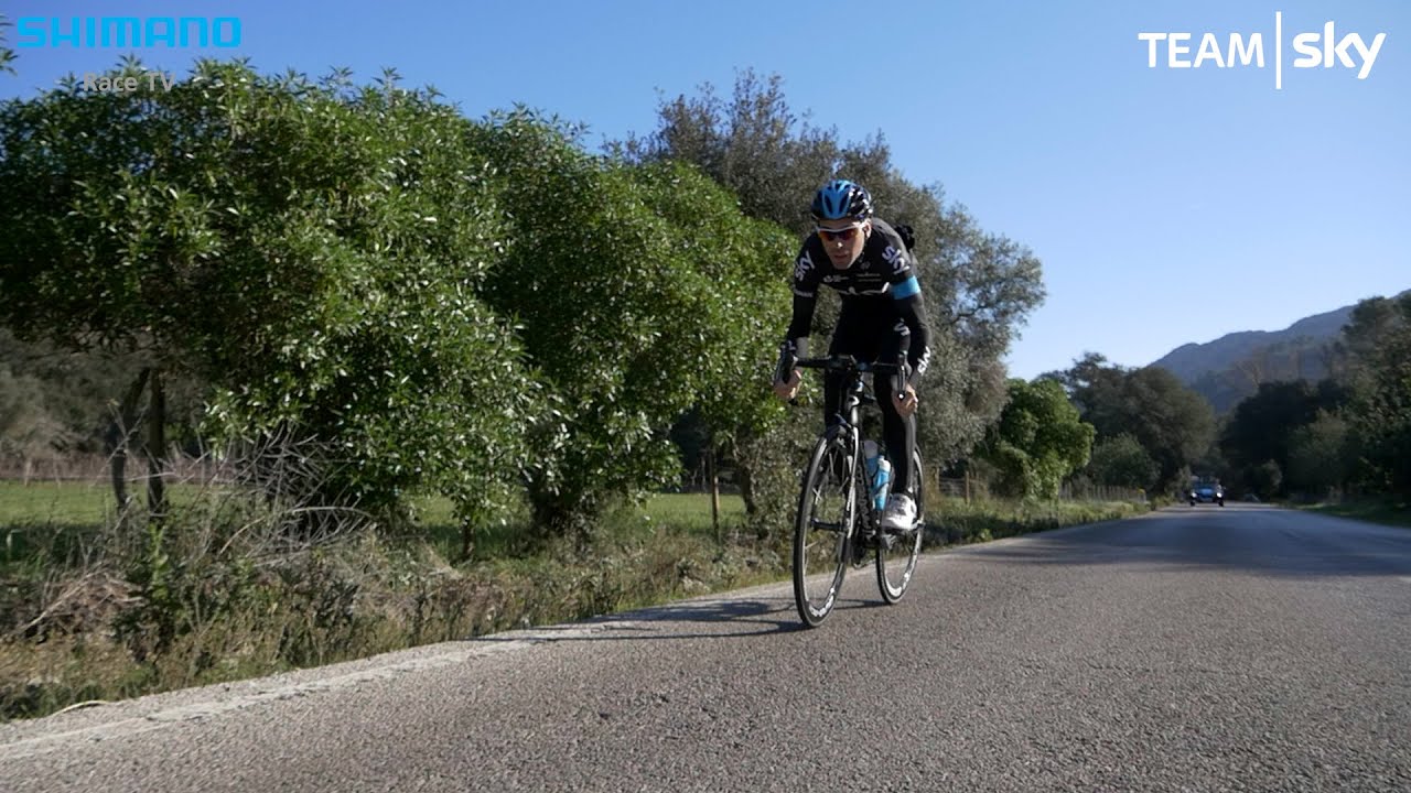 Team Sky preseason training day on Mallorca