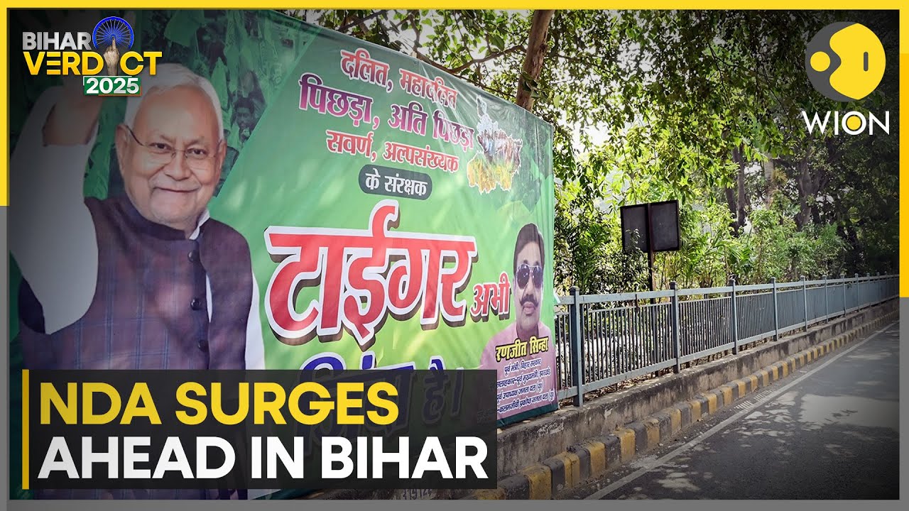Bihar Elections: NDA Surges Ahead of India Bloc in Early Trends | WION Race to Power