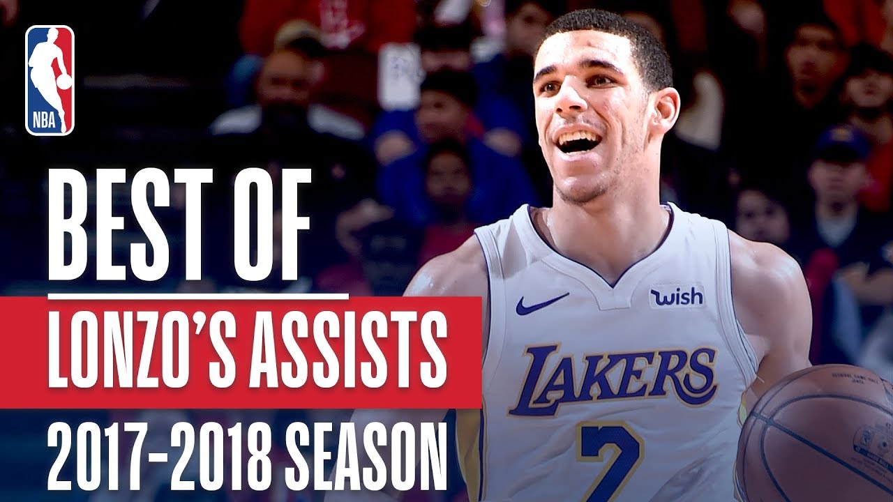 Lonzo Ball's Best Assists of the 2017-2018 NBA Regular Season!